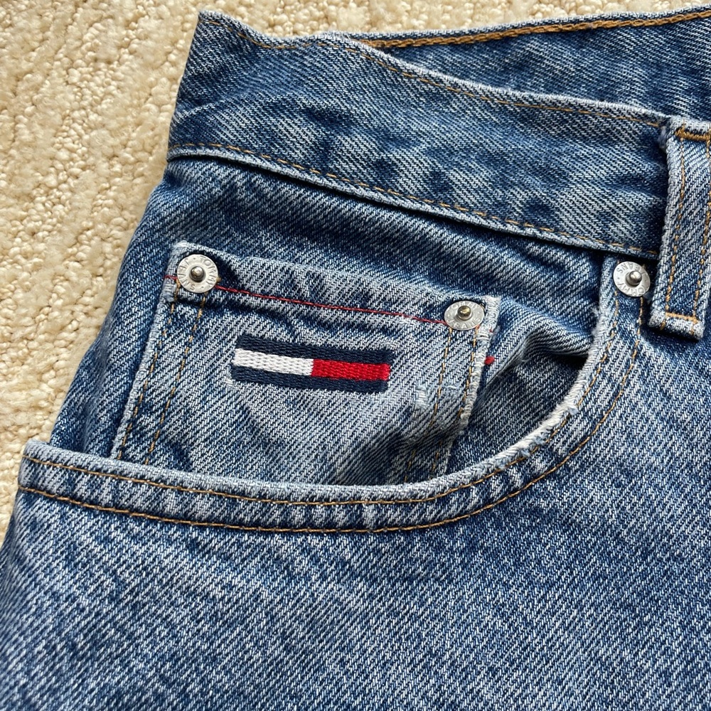 Men’s Vintage Tommy Jeans Denim Shorts Sz 34 - Picture 6 of 13